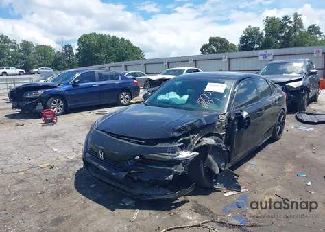 2022 Honda Civic Sport из США, поврежденный, VIN 2HGFE2F5XNH527378